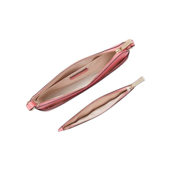 NWT - Kate Spade Sadie Crossbody Set Purse & Wristlet Peach Nectar - Picture 4 of 8